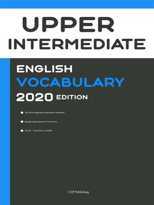 cover image of English Upper Intermediate Vocabulary 2020 Edition